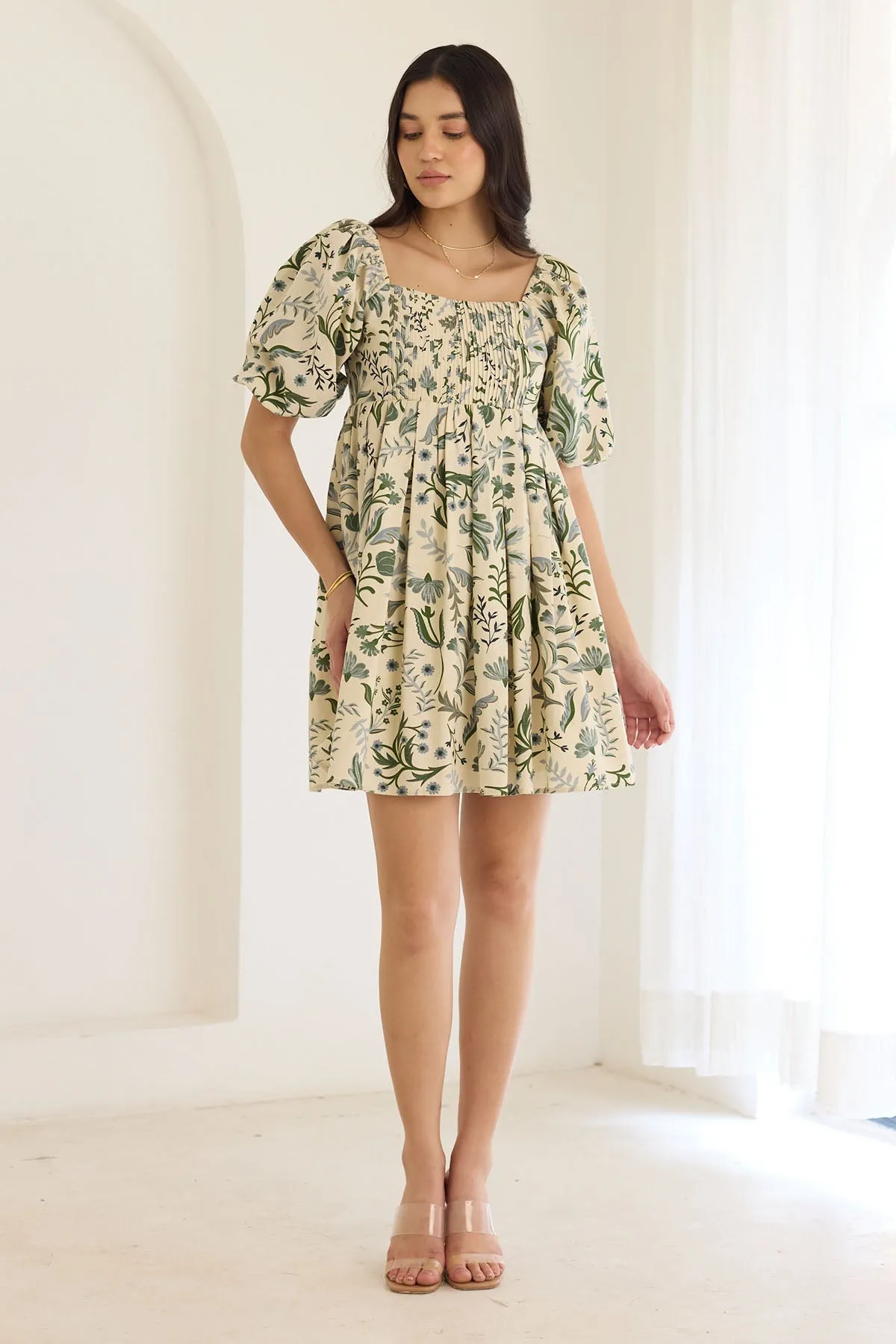 Willa Mini Dress- Forest Bliss