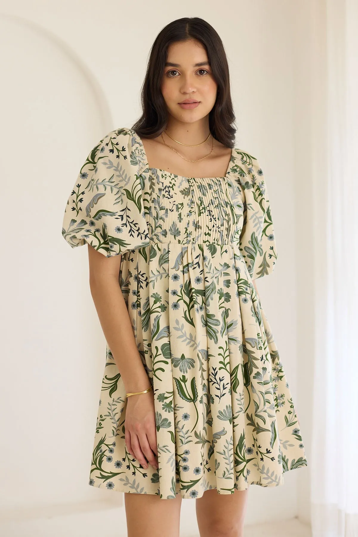 Willa Mini Dress- Forest Bliss